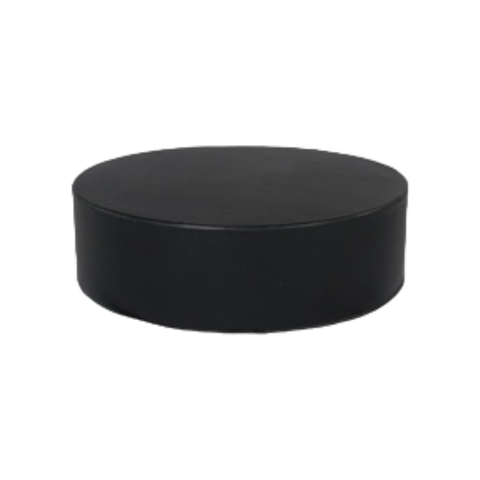 Pouf Round Black