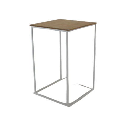 Frame table 70 white wood