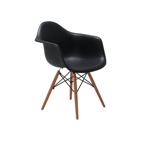 Charles armchair black