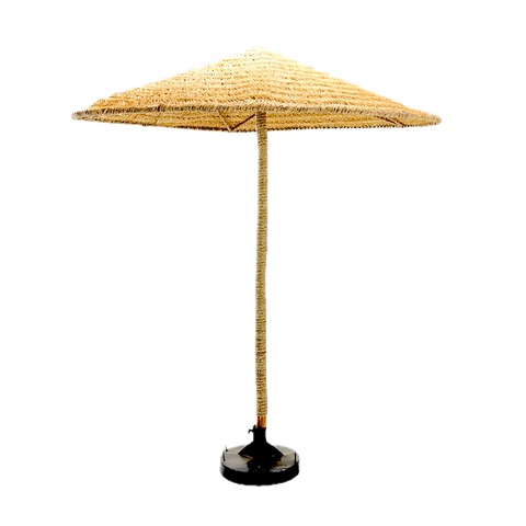 Parasol riet incl. voet