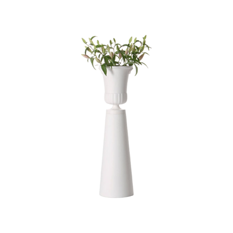 Container Vase White