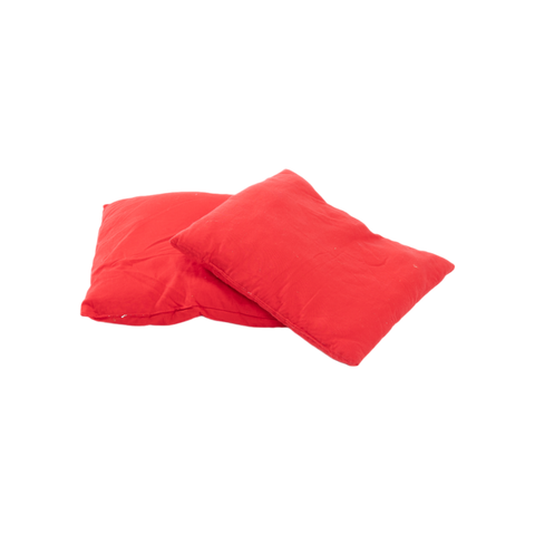 kussen effen rood