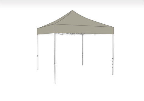 Vouwtent 3x3m - Zand