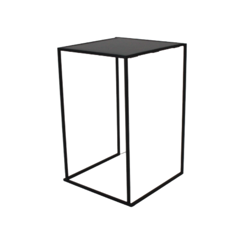 Frame table high black 70